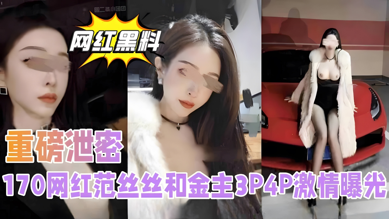 网红黑料网红范丝丝和金主PP激情曝光网爆_精选好片